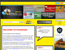 Tablet Screenshot of filespazz.com